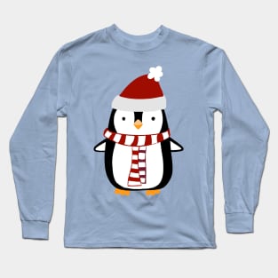 Christmas Penguin Long Sleeve T-Shirt